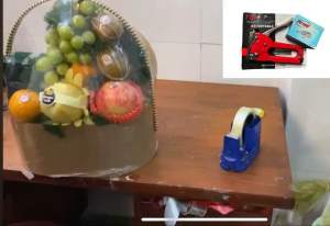 Gim bấm gỗ tự lực  Gim ghép Lan tặng kèm 1 hộp Đinh