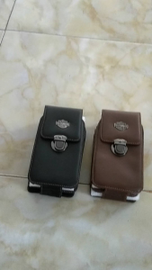 Dompet Hp Pinggang Kulit Pria Ukuran 6.5 inch Sarung Hp Pinggang Kulit Asli 2 Slot-Dompet hp 2 slot kulit - Dompet hp pria terbaru