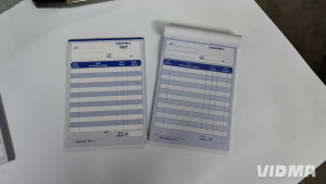 5pcs Actlee 5x8x1ply cash bill book 12.5cm x 17.5cm (2021)