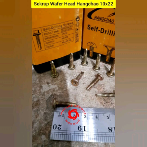 (1 Box) Sekrup Roofing Wafer Head SDS #10x22 / Skrup Wafer Head 2.2CM