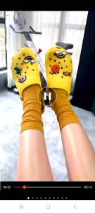 รองเท้าแตะ EVA หัวโต ลายการ์ตูน สำหรับผู้หญิง ส้นแบนแบบรัดส้น