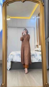 NEW SETELAN TUNIK RAYON ONESET TUNIK KEENAN WANITA BUSUI ONESET LONG TUNIK WANITA SETELAN SEMI JUMBO