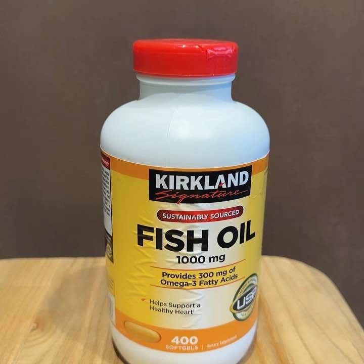 Kirkland Signature Fish Oil 1000mg 400 tablets Authentic and Sealed Made in USA Lazada PH