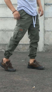 Celana Cargo Jogger Slimfit Katun Strech pants