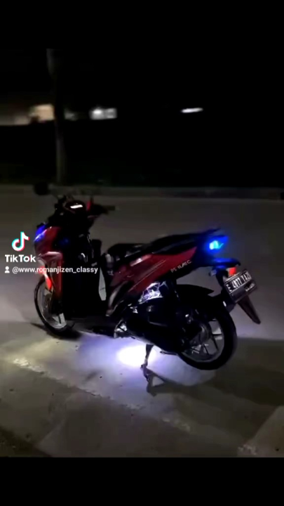 paket lengkap lampu kolong All New motor / sepeda listrik