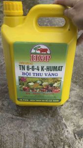 Phân bón lá HVP (Can 5L) TN 6 6 4 Humate Bội Thu Vàng HVP bổ sung đầy đủ đa trung vi lượng