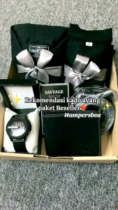 FREE PAPER BAG GiFT BOX HAMPERS PAKET HEMAT KADO KEMEJA POLOS JAM ANALOG COWOK PREMIUM KADO ANNIVERSARY WISUDA PERNIKAHAN