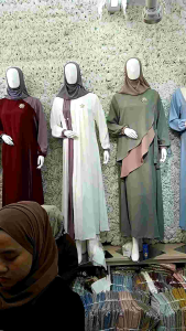 Bajuku Tren Gamis Polos Mewah Abaya Muslim Panjang Maxi Dress Baju Lebaran Terbaru Pesta Kondangan Kaftan Mewah Elegant