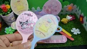 L-07 COMB&MIRROR MELODY SET SIKAT&CERMIN 4 COLOR