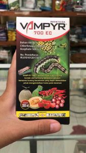 Vampyr 700 EC 250ml Chlorfenapuryr plus Acephate Insektisida Pembasmi Ulat Tanaman Kubis Bawang Merah