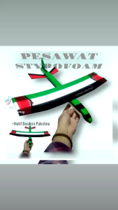 Pesawat Lempar Gabus Motif Palestina: Mainan Tradisional Anak