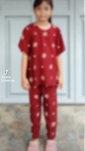 One Set Waka Waka Anak Perempuan Usia 5 Sampai 12 Tahun ReLyn Fashion