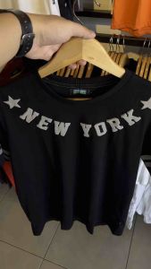 เสื้อยืดคอกลมสีดำ 7th Street ของแท้ รุ่น RZS002 T-shirt Cotton100%