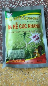 Phân bón lá cao cấp đậm đặc Califlower 8-52-17+ TE Ra rễ cực nhanh hạn chế vàng lá bật lộc khoẻ