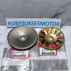 Gear Starter Plus Kipas Roller Kvy Motor Beat Karbu Vario Scoopy Spacy Beat Fi Stater Kasar