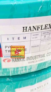 10 MÉT: [DẺO DAI] Dây Hơi Đôi Oxy Gas 8.0mm  Ống Dẫn Khí Hàn Cắt Gió Đá  HANFLEX KOREA