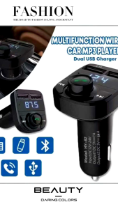 [Ready] Digital LED Bluetooth Car Charger Dual USB Wireless FM Kit MP3 Transmitter Multi-function Adapter Player