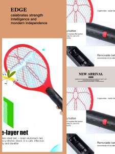 Electric Mosquito Fly Swatter Pemukul Lalat Nyamuk