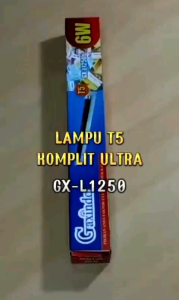 Lampu T5 Set Ultra Violet Deteksi Uang Palsu 6 Watt Money Detector 6 Watt