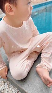 Zeno Bear Premium Bamboo Toddler Pajama Set | Ultra Soft Bamboo Long Sleeve Kids Sleepwear | 18-24M to 7T