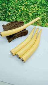 Cangklong Once pipa kayu kemuning gading model S 15cm D70