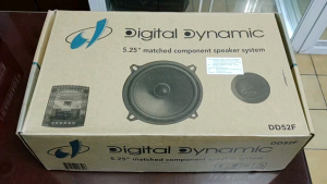 DIGITAL DYNAMIC DD52F ลําโพงรถยนต์ ขนาด 5 นิ้ว แยกชิ้น สินค้าใหม่ มีใบรับประกันมีหน้าร้านบริการติดตั้ง
