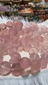 “Natural Rose Quartz | Love & Energy | Premium Madagascar Rose Quartz for Love & LuckAttract LovePowerful Energy Good Luck Health CrystalHappinessFashion BraceletPerfect for Gifts or personal us天然粉水晶 | 爱与能量的象征 | 精选顶级马粉助你招桃花开好运