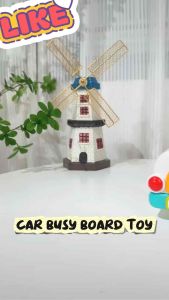 Car Busy Board for Babies Toddlers Educational Toys Montessori Lights Sounds Life Skills Gift Songs