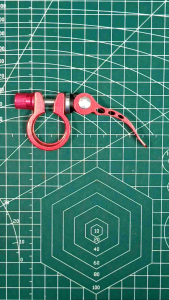 Seat Clamp / Seat Clamp Sepeda / Pengunci Sadel Sepeda 254mm Merk Atlantis Warna Merah