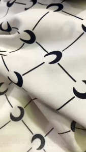 vải lụa pháp họa tiết trăng khuyết dày vừa mềm rũ co dãn nhẹ giá 1m_(khổ 1m5)