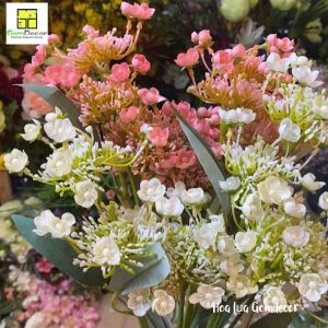 Hoa ren nữ hoàng giả hoa lụa đẹp cao cấp như thật