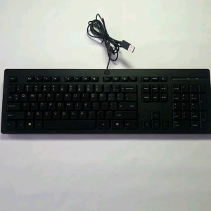 Keyboard hp original type 125 kabel USB hitam