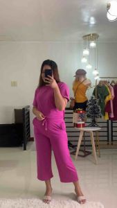 TERNO SQUARE PANTS PLUSSIZE FREESIZE BLOUSE AND TOKONG SQUARE PANTS WOMENS TERNO PLUSSIZE