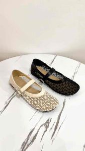BREVINNI Maurelle Slip On Flats || Sepatu Slip On Wanita || Sepatu Mesh Slip On Flats with Buckles || Sepatu Sandal Jaring dengan Gesper || Sepatu Tapak Karet || Sepatu Wanita Premium ||