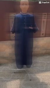 jubah anak laki laki tangan pendek