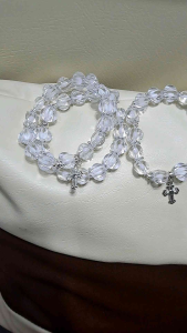 12mm Balimbing Clear Rosary Bracelet Garterize Bracelet
