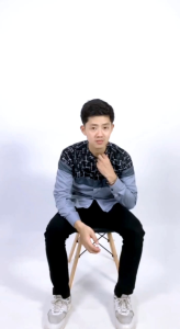 Baju Koko Muslim Pria Dewasa Motif Senopati Lengan Panjang Kombinasi Batik