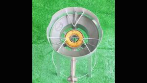 ขากลมสูง 70 ซม. พร้อมหัวเตาเคบี5 Gmax และบังลมเหล็ก3นิ้ว แถมฟรีเหล็กล็อกหัวเตา เตาแก๊สแม่ค้า เตาฟู่ ขาตั้งกลม