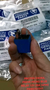 PROTON EXORA PREVE MICRO BLUE RELAY 12V 20A (4PIN) PW857015V1