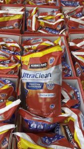 Túi Viên giặt Kirkland Ultra Clean 152 viên 3.04kg của Mỹ MẪU MỚI