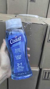 [HCM] Sữa Tắm Gội COAST 2in1 HAIR & BODY WASH DUAL ACTION FORMULA 532ml
