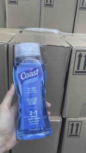 Sữa Tắm Gội COAST 2in1 HAIR & BODY WASH DUAL ACTION FORMULA 532ml