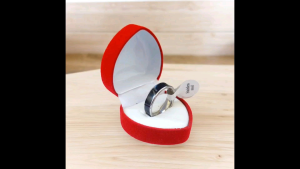 Cincin Titanium Pria Wanita Aksesoris Perhiasan Tahan Lama Antikarat Promo Free Kotak Love