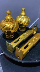 PAKET KUMPLIT BRACKET TUTUP BATANG GOLD SATU PASANG KAKI TUTUP BATANG GORDEN