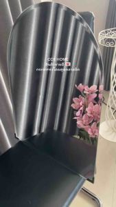 กระจกเงา กระจกเงาเรียบ กระจกไร้ขอบทรงสี่เหลี่ยม ขนาด 60x45 cm