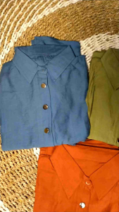 ONE SET POLO LINEN PREMIUM WANITA