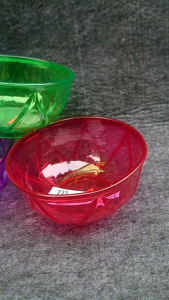 3PCS mangkok Cristal bening istimewa/mangkok mie ayam mangkok sup/mangkok warna