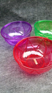 3PCS MANGKOK WARNA AKRILIK RINGAN/MANGKOK BAKSO MURAH/MANGKOK SUP/mangkok mie ayam/mangkok kristal berwarna