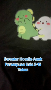 Sweater Hoodie Anak Perempuan Baby Sweet Bahan Fleece Usia 5-15 Tahun