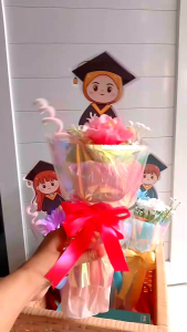 [New] Buket Wisuda Topper Hologram Russian Style Minimalis